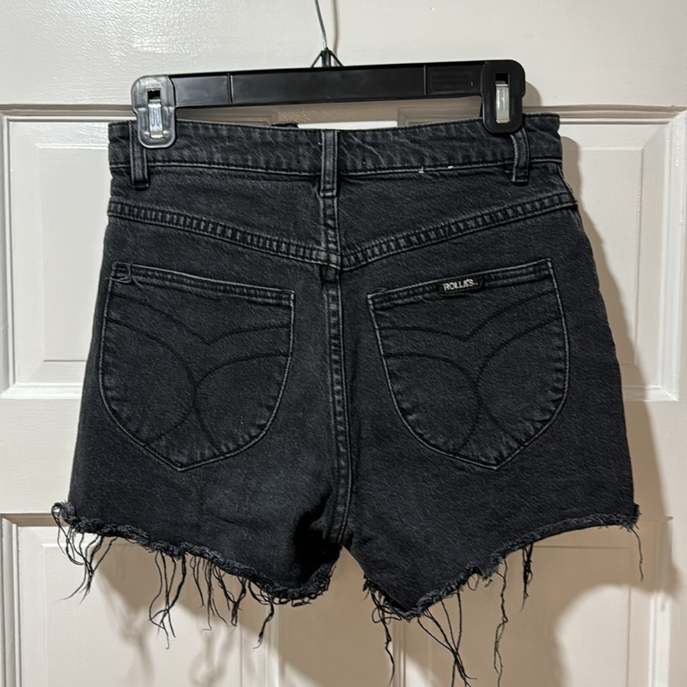 ROLLA’S denim black shorts - Picture 2 of 3